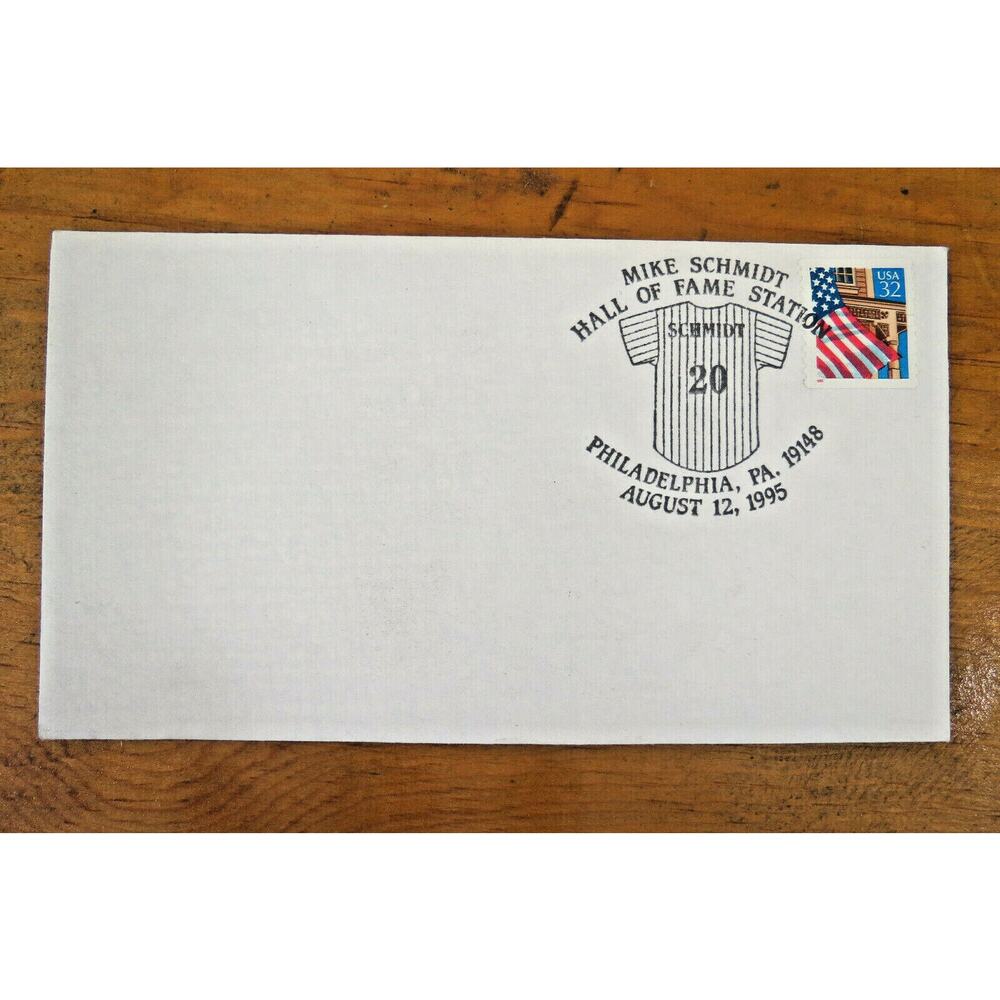 Mike Schmidt Phillies Hall Of Fame Station Cover MLB Baseball Stamped Envelope